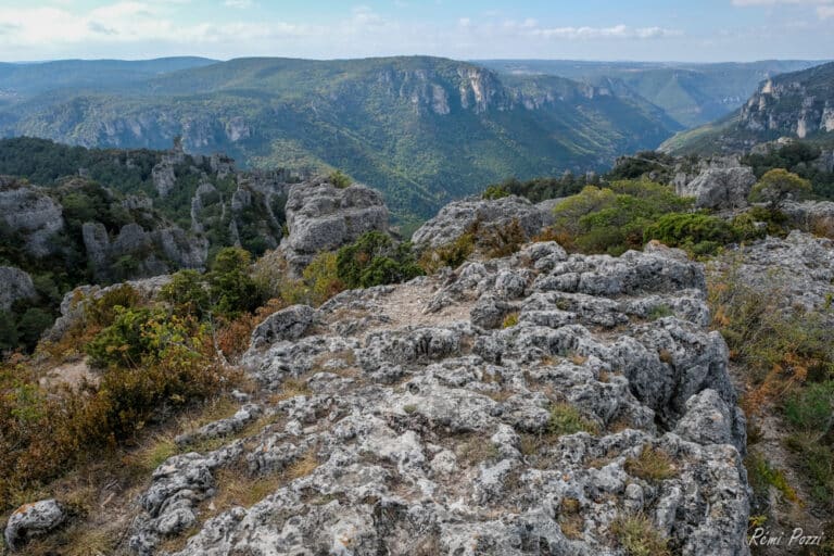 Sommet des grands causses dans les Cévennes