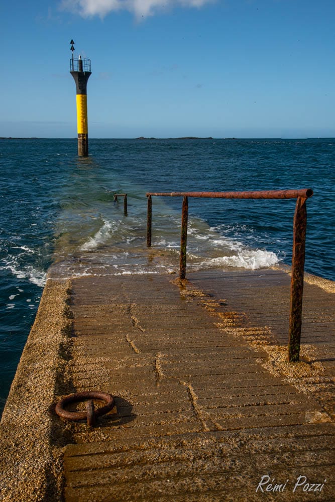 Balise d'accostage à Roscoff