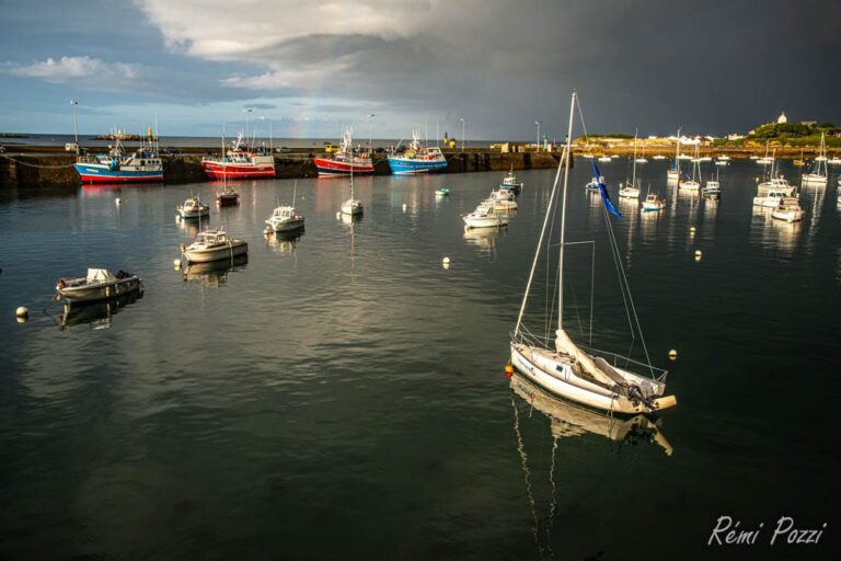 Petits bateaux de pêche en Bretagne