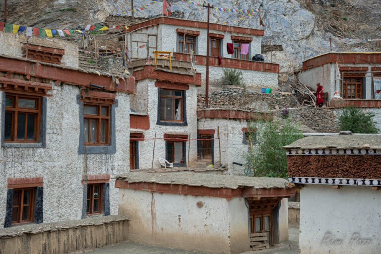 Vie quotidienne dans un village du Ladakh en Inde